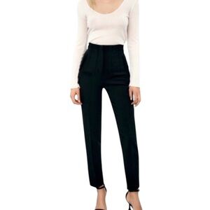 Zara High-waisted 7/8 Length Trousers 🖤